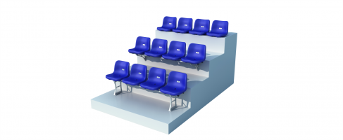 米特中靠背座椅